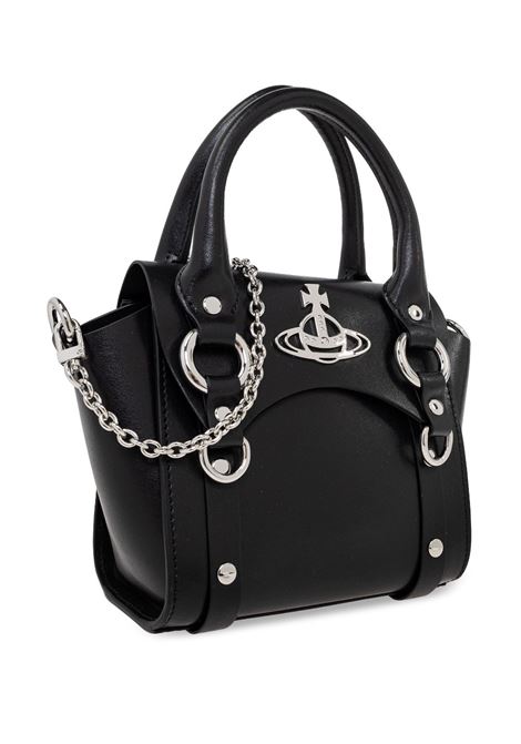 Black Orb-plaque tote bag Vivienne Westwood - women VIVIENNE WESTWOOD | 48030002WL003TN401